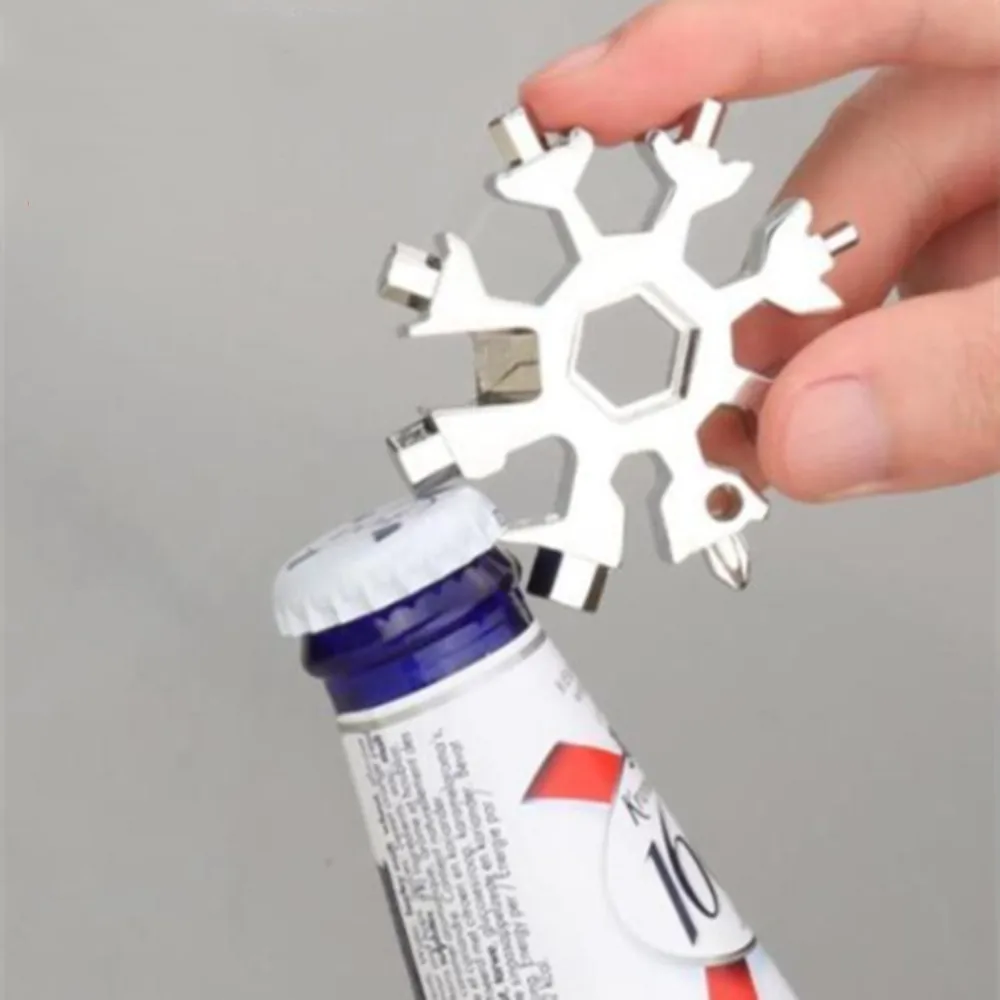 

18In1 Mini Multifunction Snowflake Screwdriver Universal Hexagonal Octagonal Wrench Camping Outdoor Survive Tools Household Tool