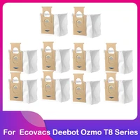for ecovacs deebot ozmo t8 series robot vacuum dust bag 2 5l high capacity disposable pack for cleaner spare accessories kit