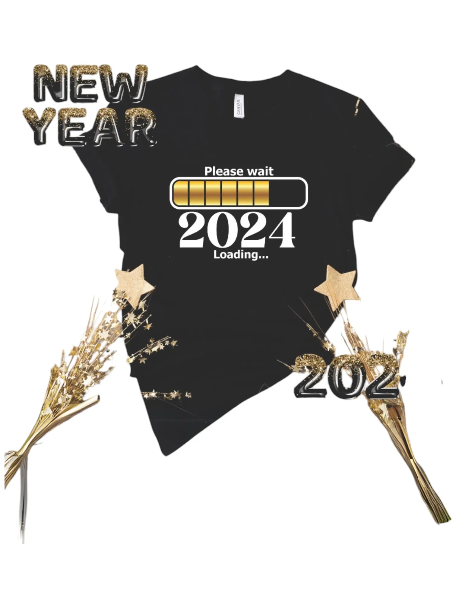 Анонимная рубашка с новым годом 2024