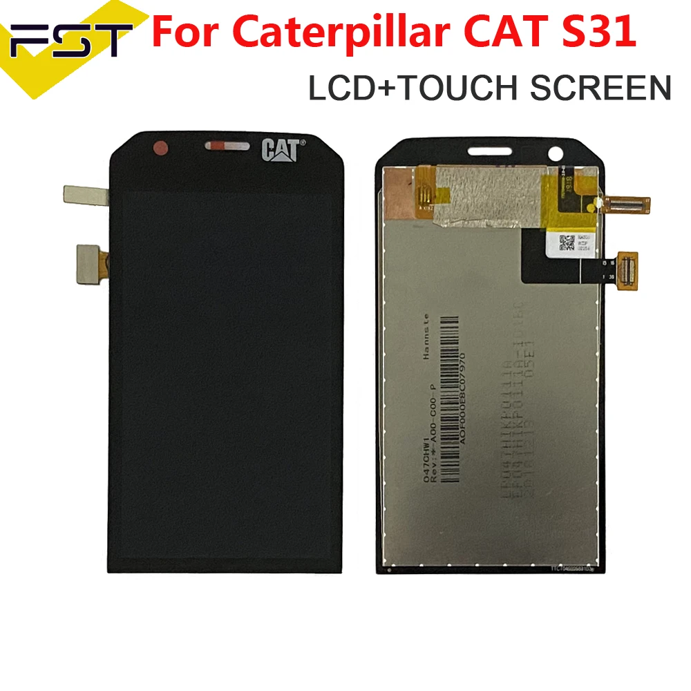 Original LCD Screen For Cat S31 LCD Display Assembly Touch Screen Digitizer Phone Replacement Tested Caterpillar CAT S31 Display