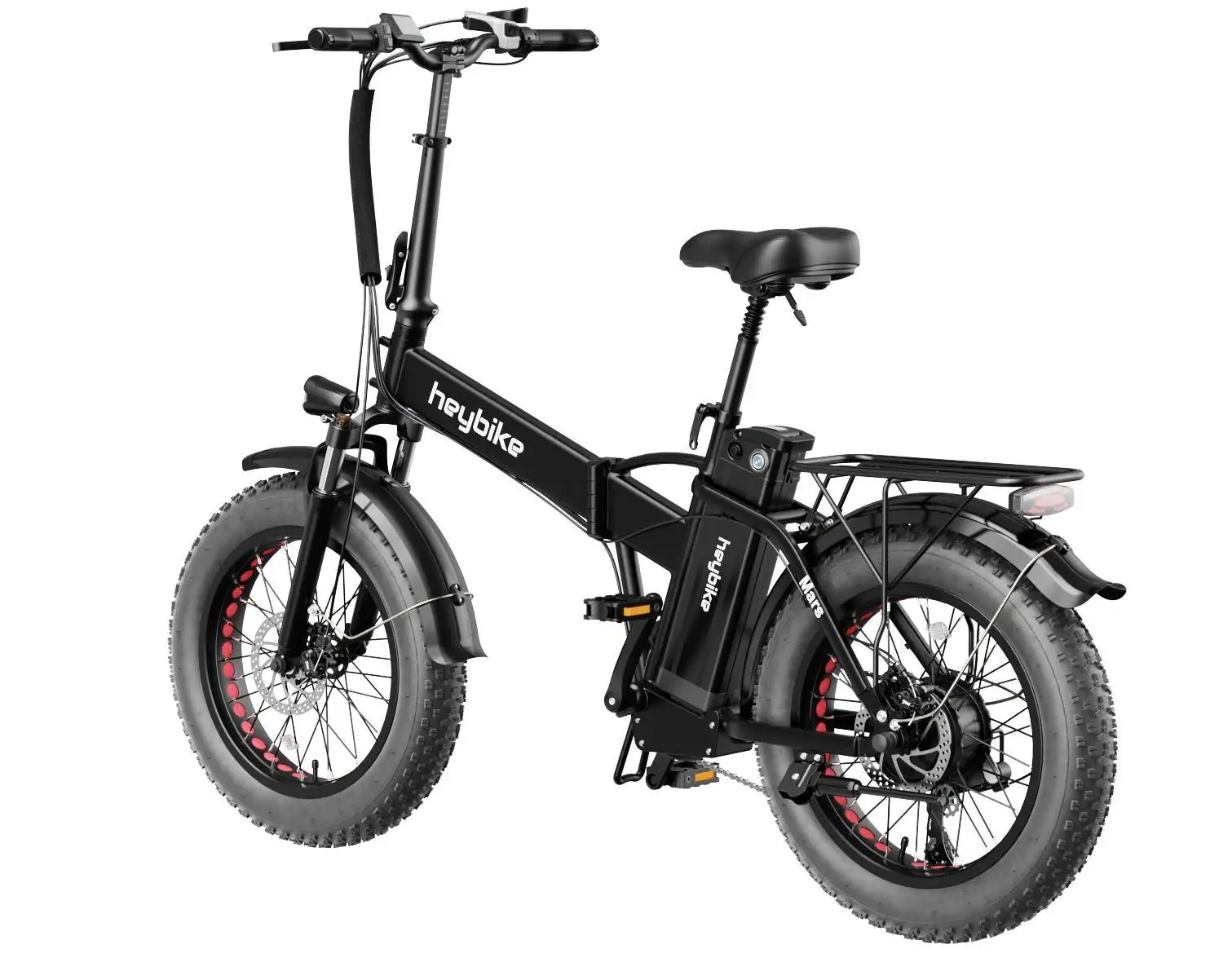 

Складной электрический велосипед Heybike Mars, электрический велосипед с толстыми шинами 20x4,0, с двигателем 500 Вт, 48 в, а/ч, распродажа, Большая скидка