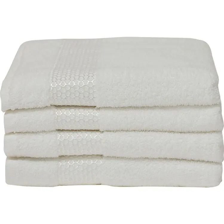 Karaca Home - ********** Белый комплект из 4 полотенец 50х90 см
