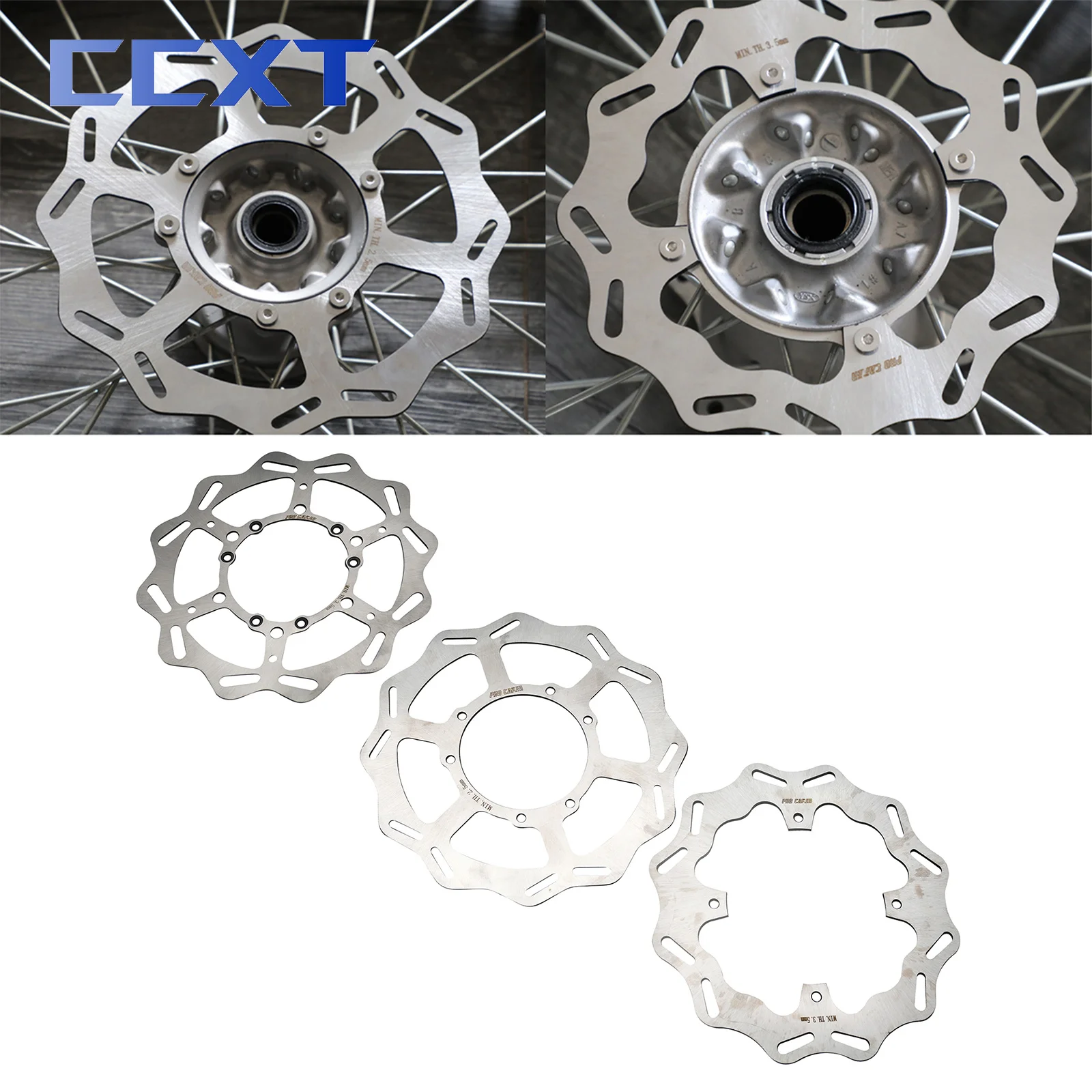 

Motorcycle Brake Disc Steel Rear 240mm 260mm 270mm Brake Flange For Honda CR125 CR250 2002-2007 CRF250R CRF450R 2002-2021 Parts