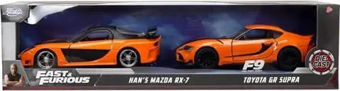 Jada Toys Fast Furious Series Han Mazda Supra  и RX7/Toyota набор 2 шт.