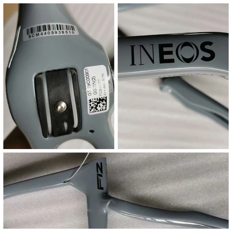 

F12 Taiwan 2023 T1100 Carbon Road Frame Bicycle Frameset + F12 Handlebar BB68 Bike Grey Colors