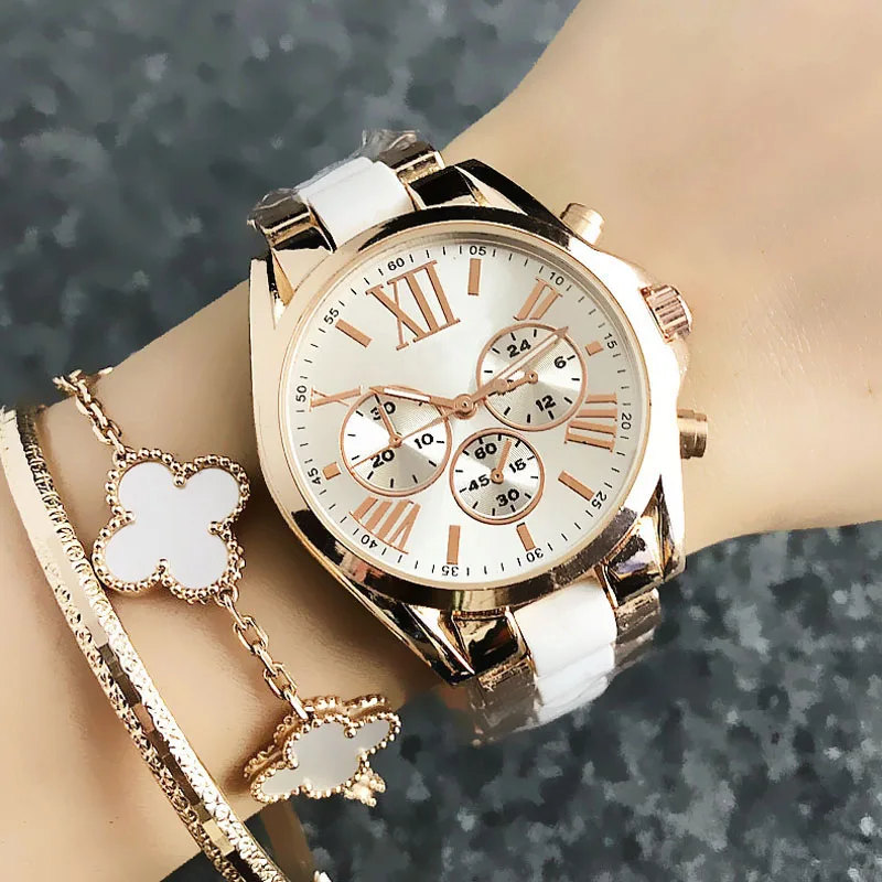 Brand Wrist Watches Women Girl Ladies Style Quartz Casual Steel Metal Band Clock m49