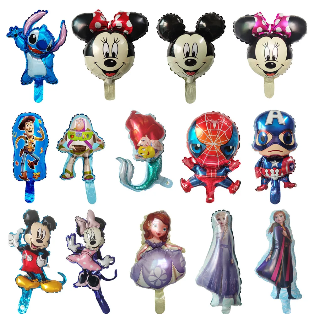 10 шт./партия надувные мини-шары из фольги