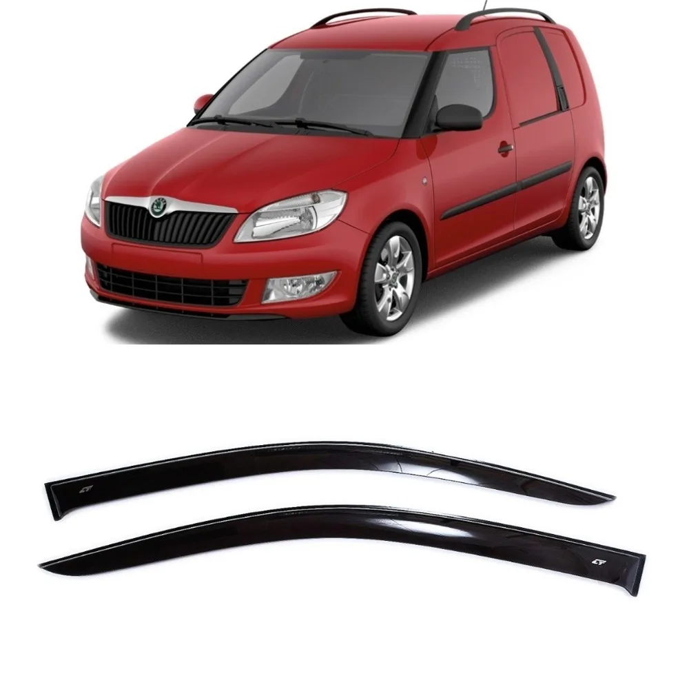 Дефлекторы окон Cobra Tuning S21807 на авто Шкода Практик 2 дв. 2007-2015 шт./комп. ветровики от