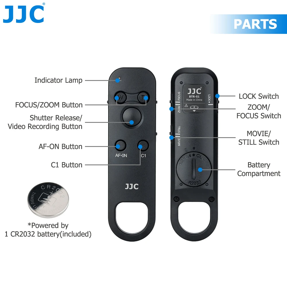 Пульт дистанционного управления JJC RMT-P1BT Bluetooth для Sony RX100 VII A6700 A6600 A6100 A7CR A7CII A7IV A7III A7R