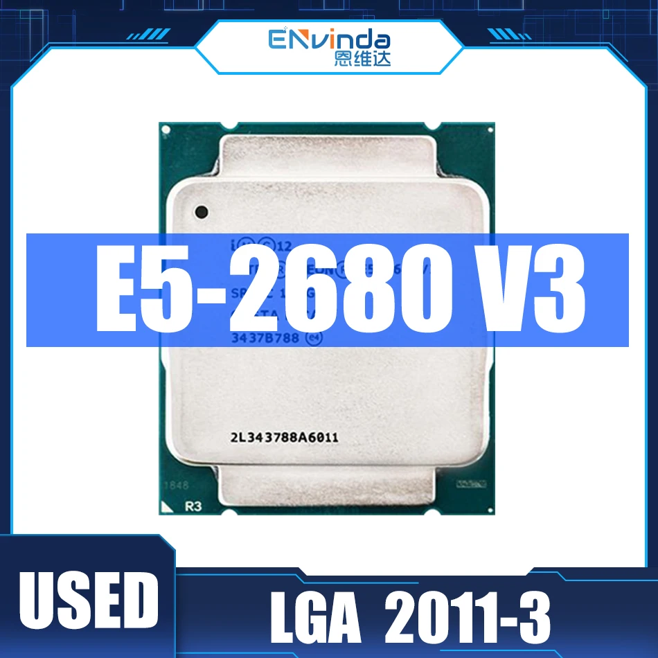 

Оригинальный б/у процессор Intel Xeon E5 2680 V3 SR1XP 2,5 ГГц 12 ядер 30 Мб разъем LGA 2011-3 процессор E5-2680V 3 поддержка материнской платы X99