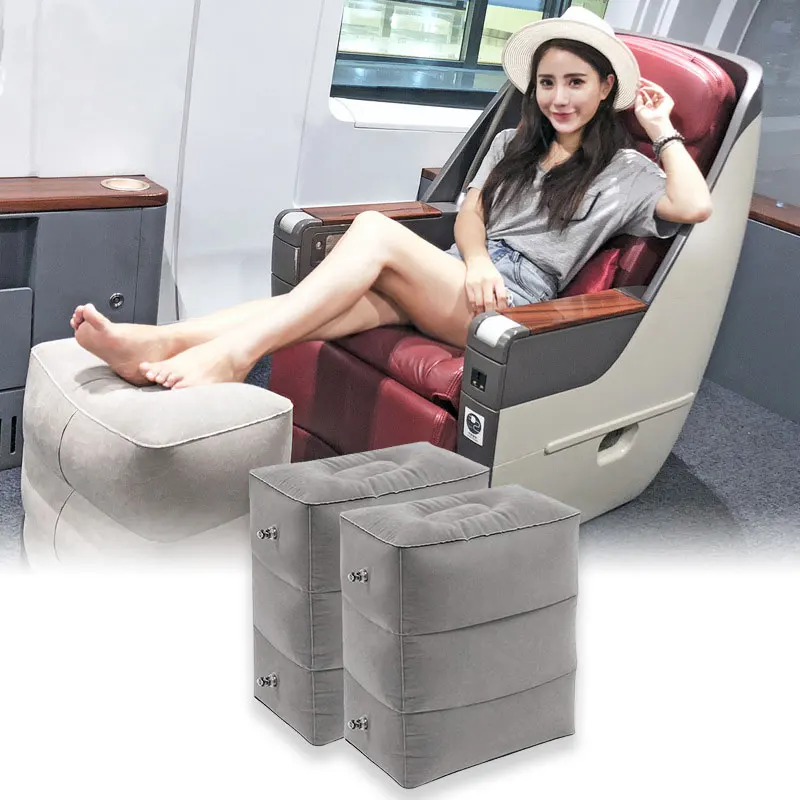 

Inflatable Mat Gas Stool Exhaust Folding Seat Car Footstool Mini Portable Cushion