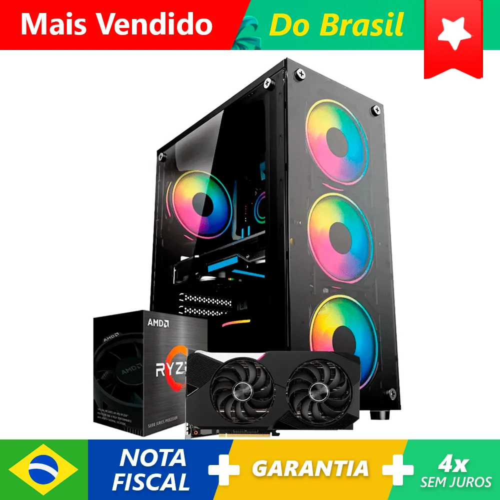 

PC Gamer Enifler Amd Ryzen 5 5600X, GTX 1650, 16GB RAM, SSD 480GB, Hayom