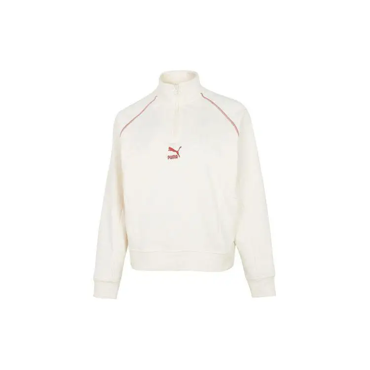 Женские топы-толстовки с длинным рукавом и воротником-стойкой на молнии вышивкой