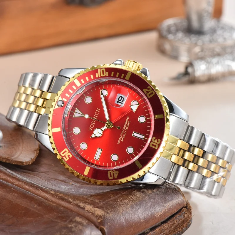 

Luxury Men's Watch Designer Watch 40mm Dial Stainless Steel Brand Quartz Watch Classic Men's High Quality Watch Fast Shipping