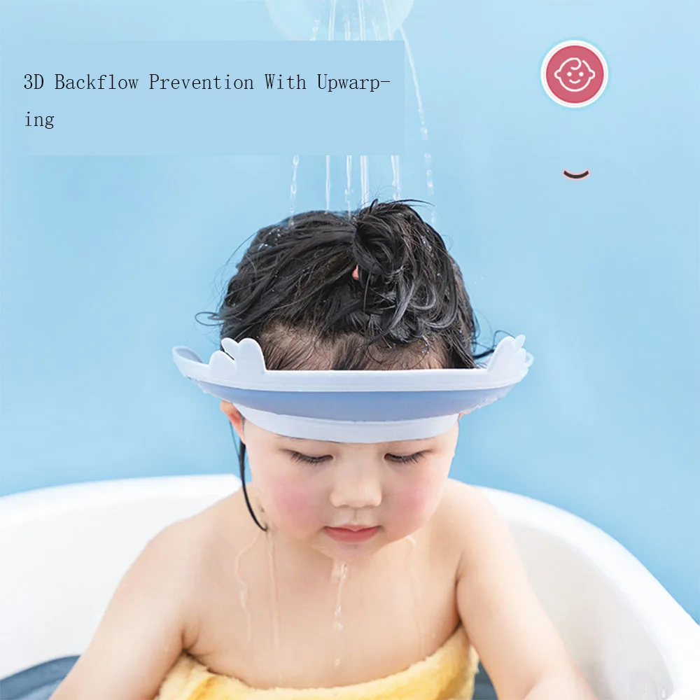 Suitable For Babies Over 6 Months Adjustable Shower Cap Preferred Material Skin-Friendly And Comfortable Widened Brim