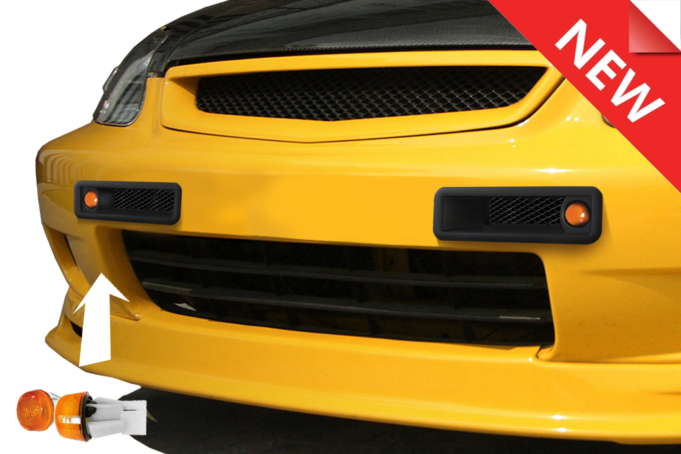 

Front bumper air duct + Signal vents for Honda Civic, GTR NI N1 Style Front Bumpe 2 pcs for Honda FULL SET/ FAST & FREE SHIPING