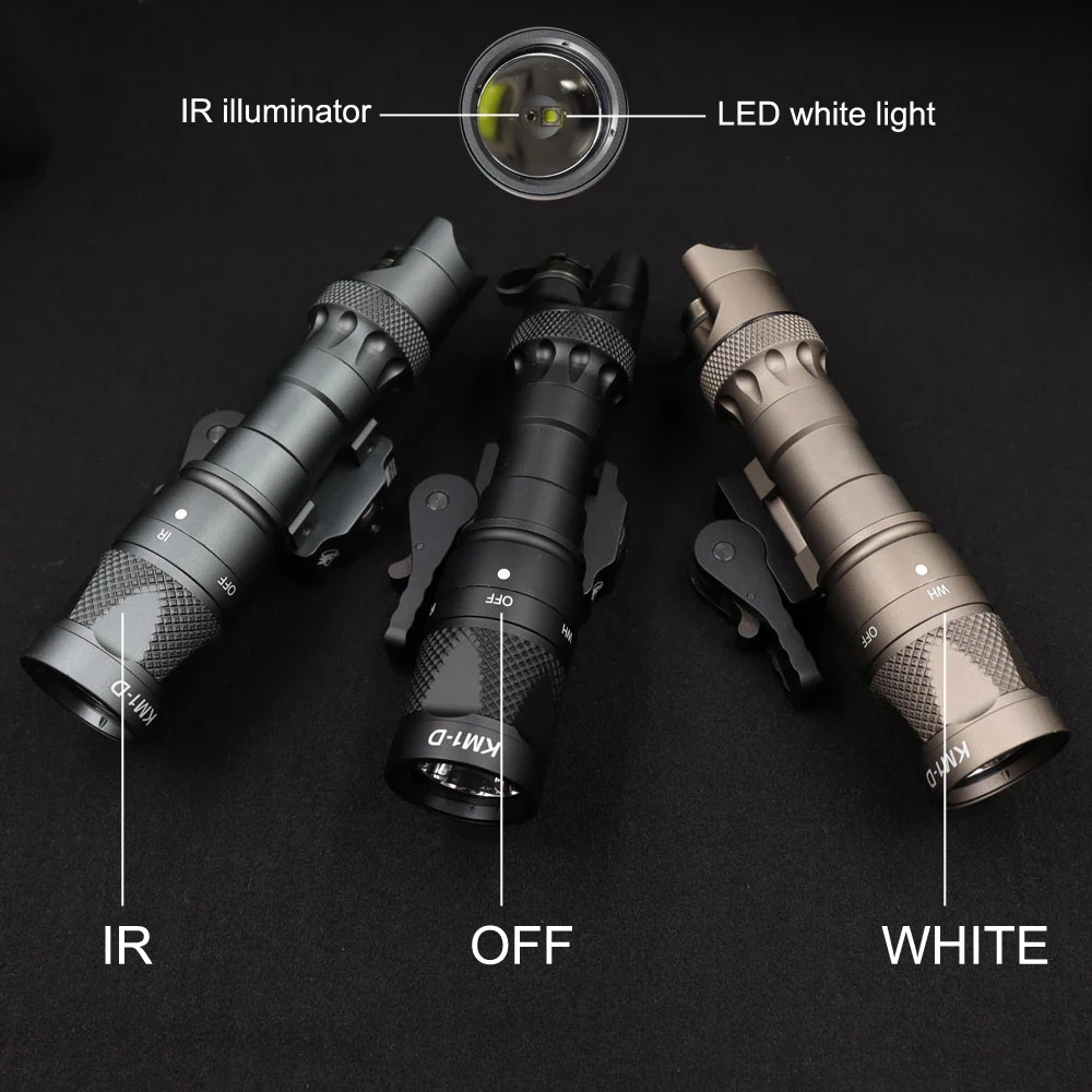 Фото ИК-подсветсветильник M622V M323V, ИК-подсветка и светодиодный белый светильник, 500 люмен, двойной выход с креплением SMA QD, инфракрасный светильник №2