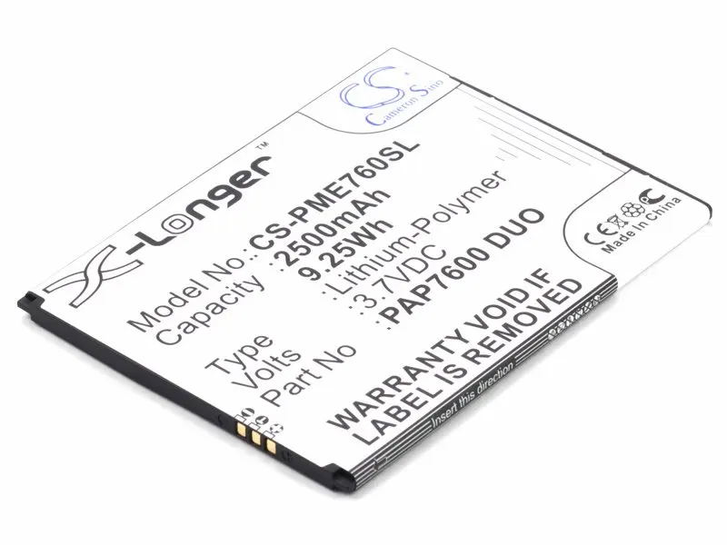 Аккумулятор для телефона Prestigio MultiPhone 7600 Duo (PAP7600)