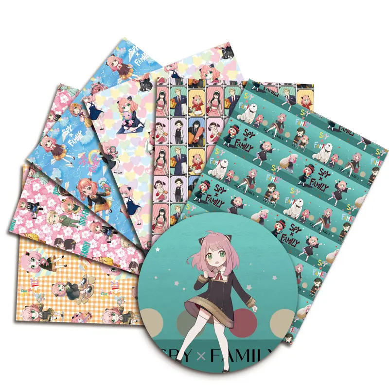 

50*145cm Cartoon Printed Polyester Cotton Fabric for Tissue Sewing Quilting Fabrics Needlework Material DIY