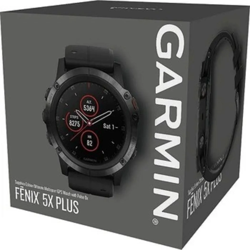 

Original Fenix 6X Sapphire SmartWatch - carbon gray DLC with black band Buy 5 get 2 free