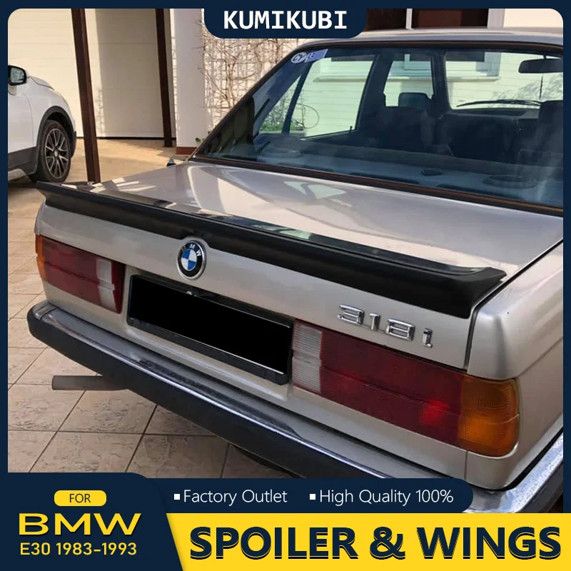 Фото Задний спойлер M-tech Ducktail Duckbill для BMW 3 e30 1982-1993 Седан Купе №1