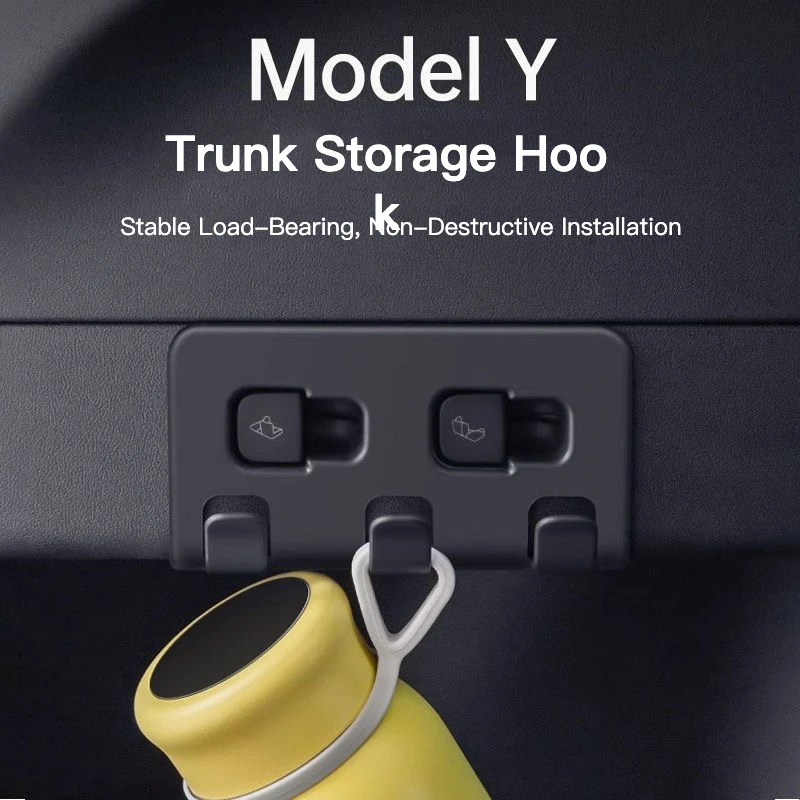 

Trunk Hook Suitable For Tesla Model Y Side Buckle Car Interior Modified Storage Hook Accessories