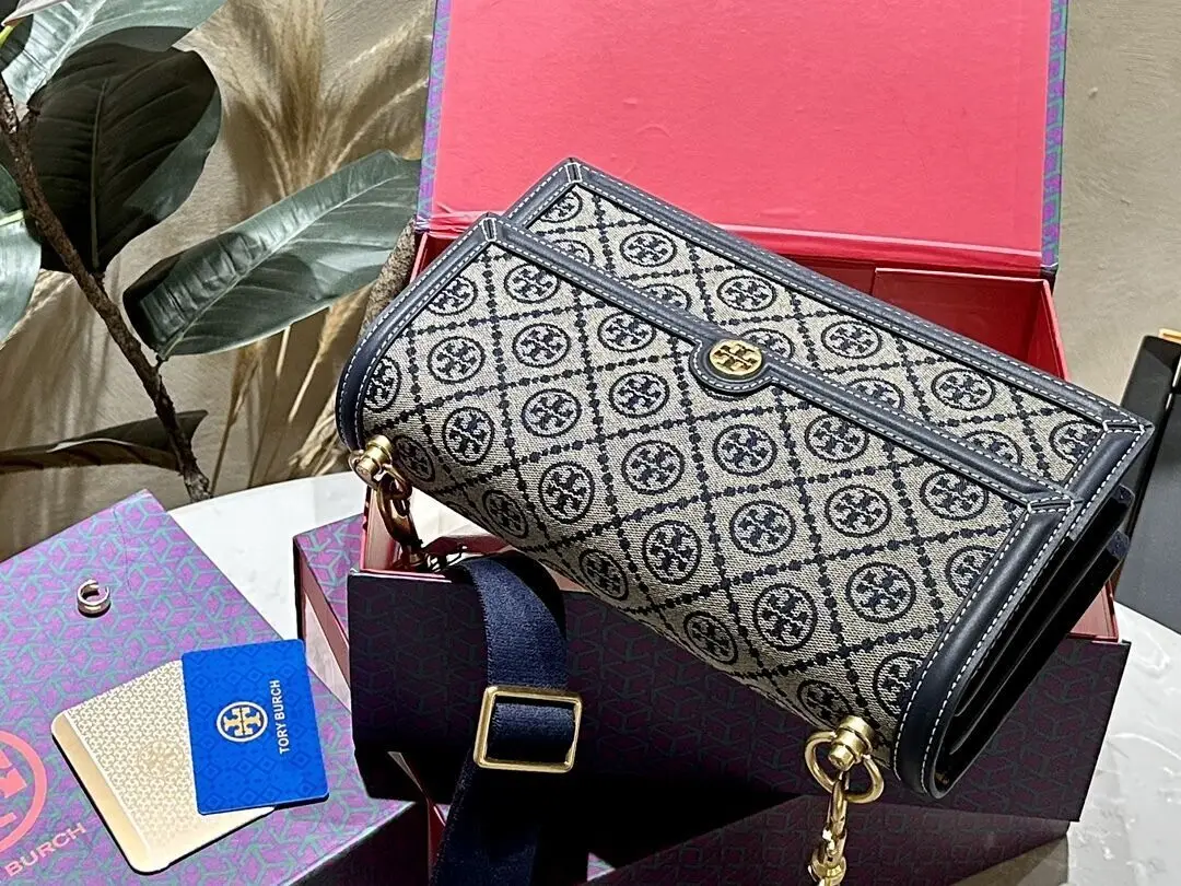 Tory Burch Totes Cope 1:1 2024 Новая Женская Сумка-кошелек Через Плечо Модные Сумки Почтальона