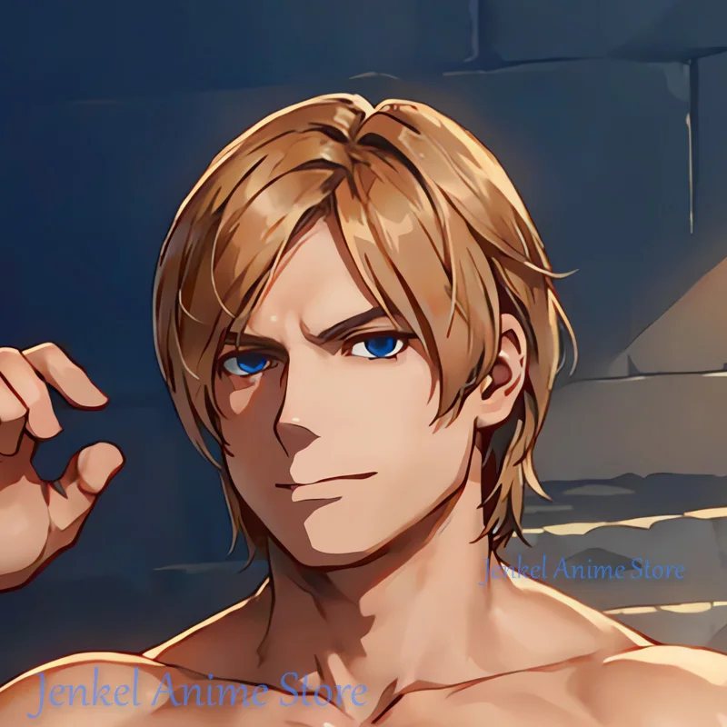 Dakimakura Leon Kennedy Futa аниме наволочка в натуральную величину двусторонняя с принтом