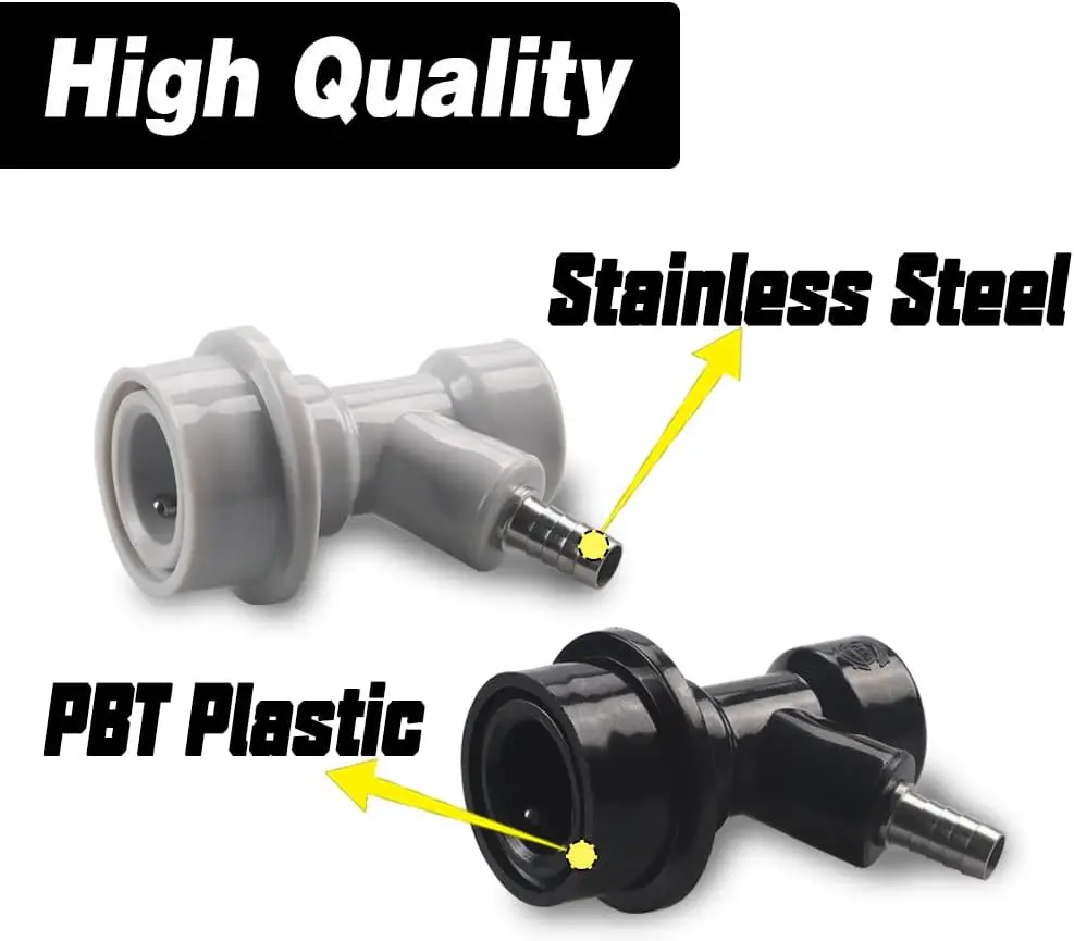 MUGLIO 2 пары соединителей для бочонков с шариковым замком наборы быстрого