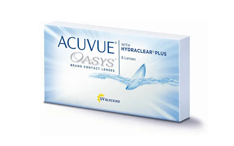 Acuvue Oasys with hydraclear plus (6 линз) (8.4 +4.50)