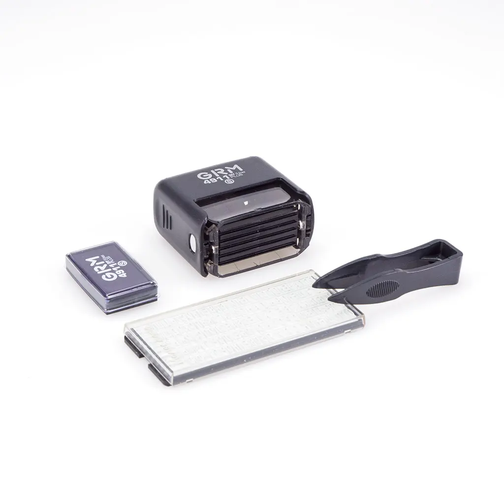 GRM 4911 Plus DIY самонаборный комплект штампа стандартных слов с кассой S20 крупного