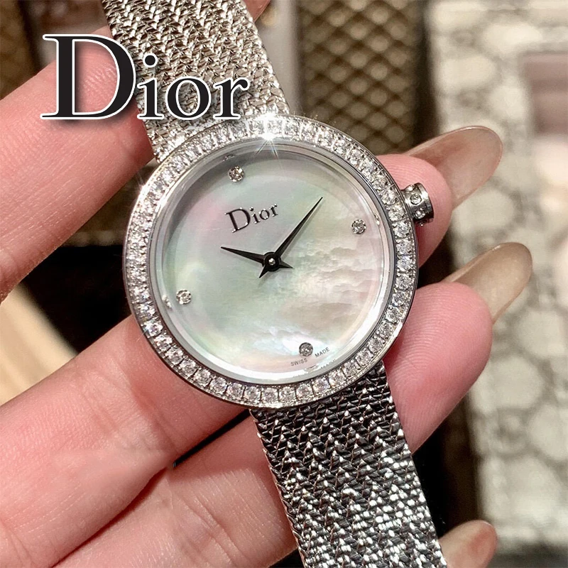 Часы в стиле Dior новый продукт модные женские часы с циферблатом ins тренд