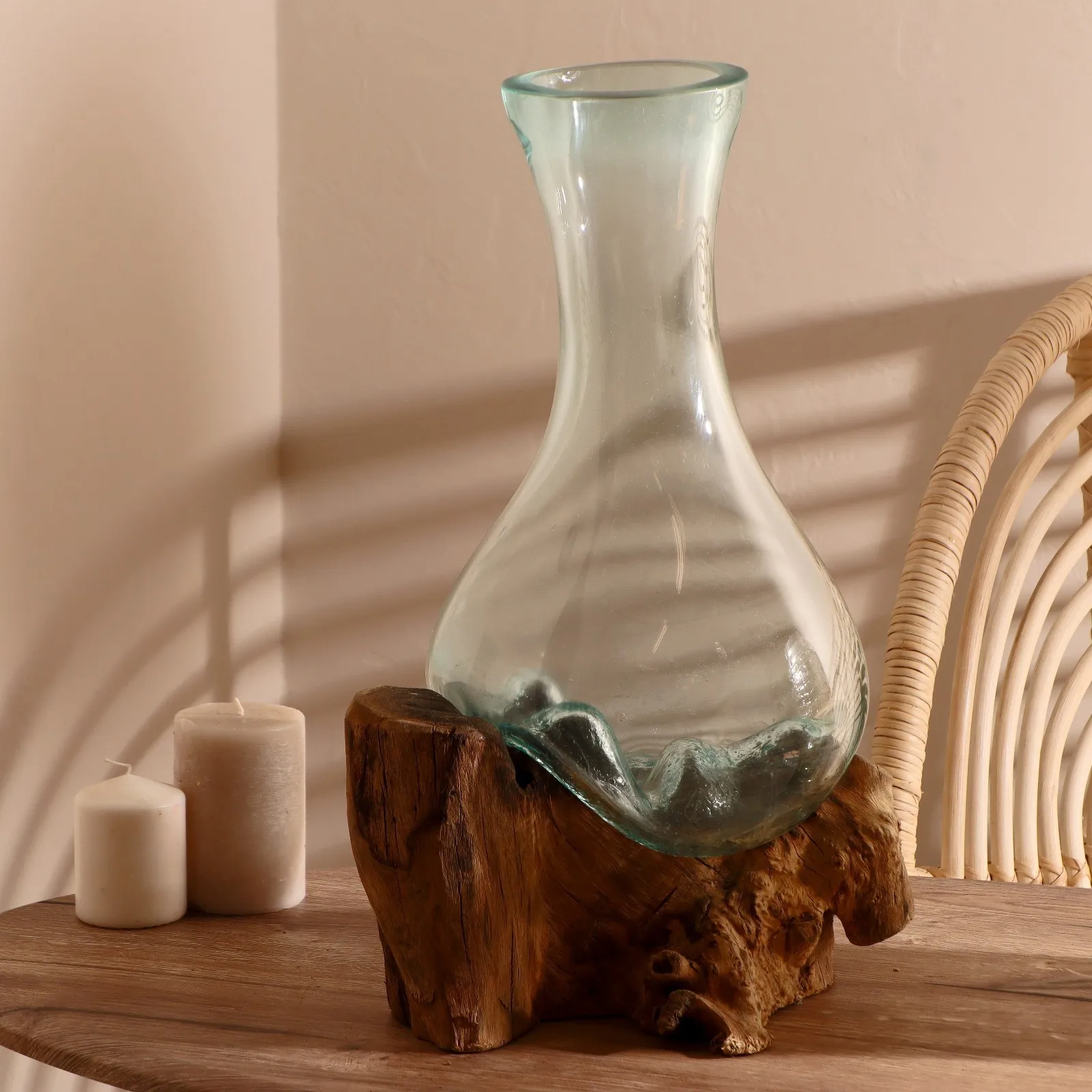 Вазон на коряге Удача 15х38х38 см