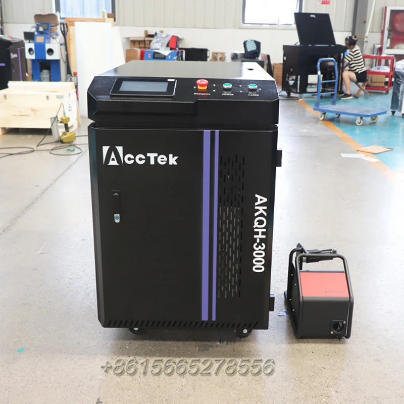 Ручные волоконно-лазерные сварочные аппараты AccTek для алюминия и нержавеющей