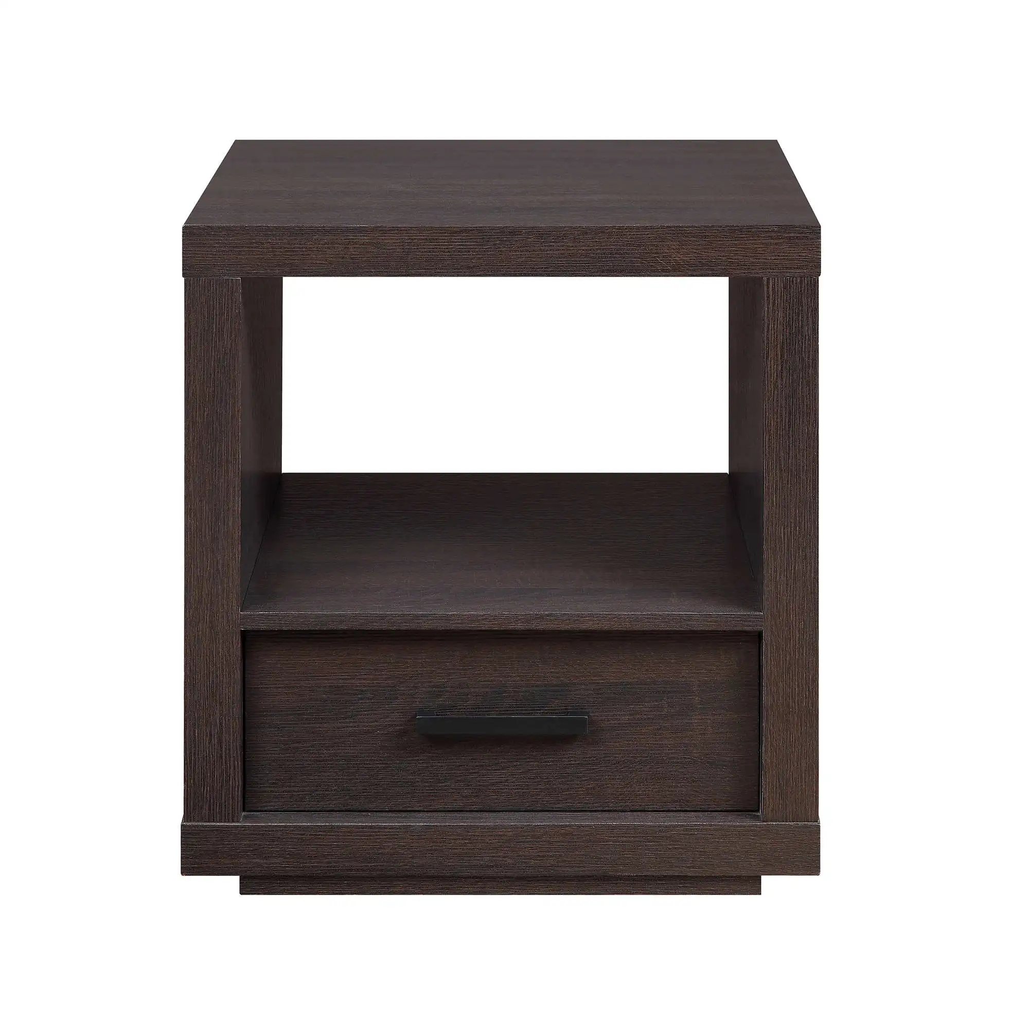 

End Table With Drawer, Espresso Finish