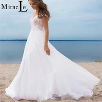 boho a line wedding dresses cap sleeve simple for women bride floor length lace appliques side split beach robe de mari%c3%a9e
