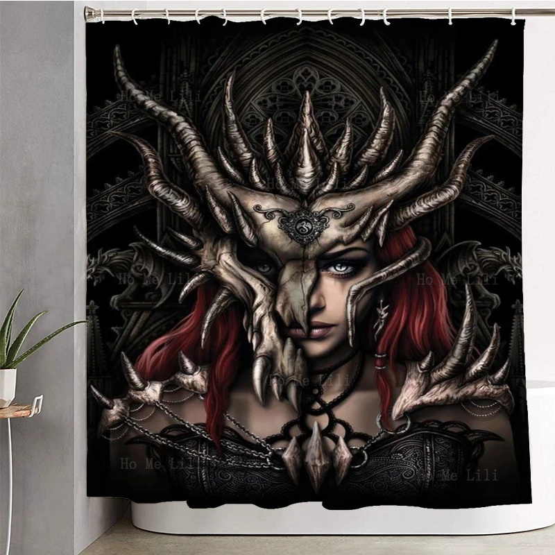 Маска с драконом из природы красоты Женская Готическая фантазия луна земля