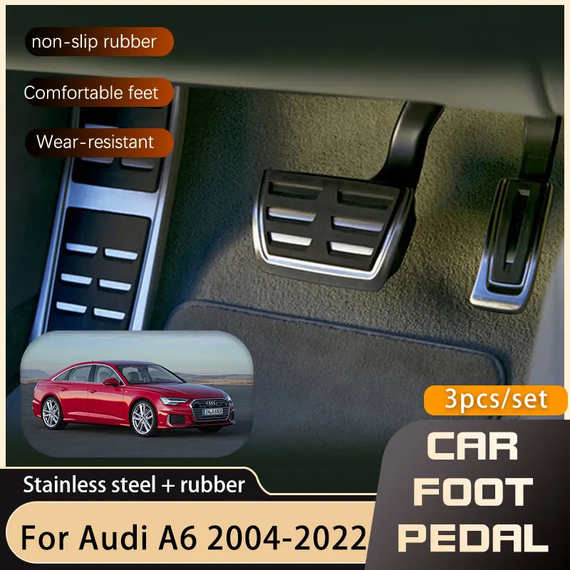 Крышка педали газа автомобиля тормоз акселератора топлива для Audi A6 C6 C7 C8 2004 ~ 2022