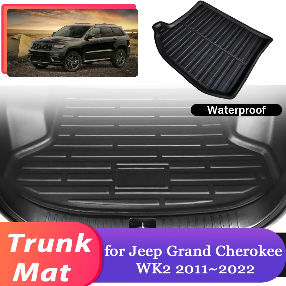 Коврик для багажника автомобиля Jeep Grand Cherokee WK2 2011 ~ 2022 2012 2013 2014 2015 2016 2017 2018 2019 2020