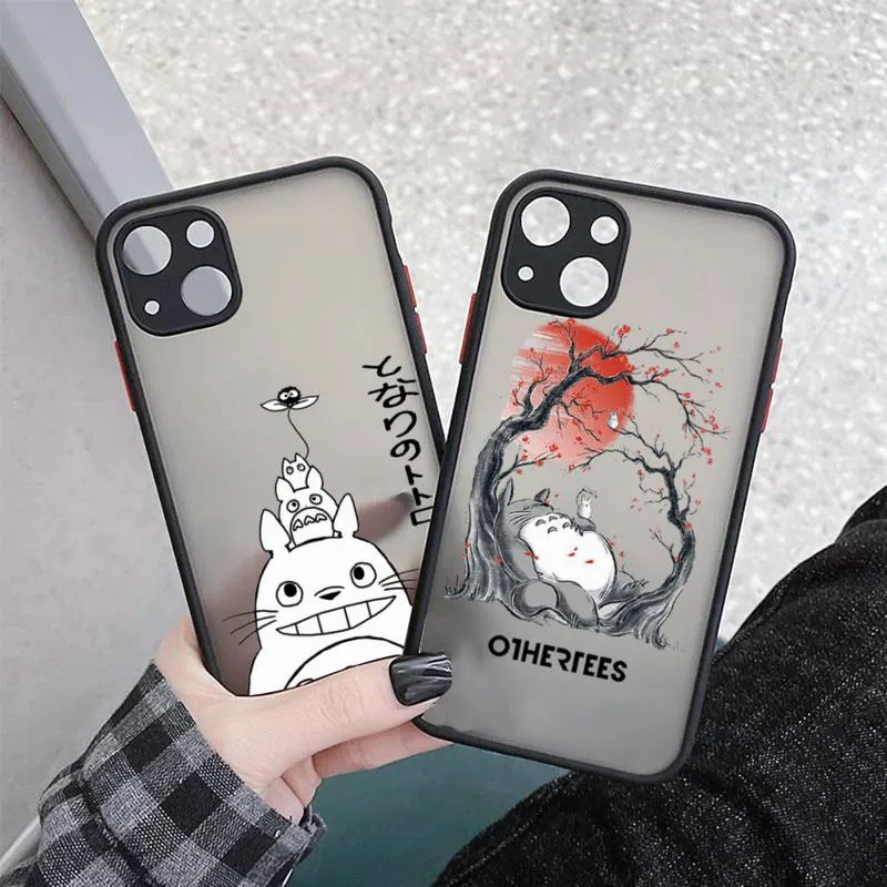 Прозрачный чехол для телефона с рисунком Тоторо гадзи Миядзаки из фильма Spirited Away