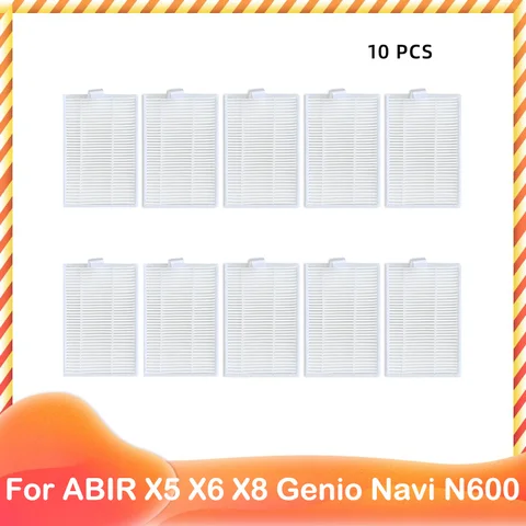Совместим с ABIR X5 X6 Genio Navi N600 Redmond RV-R650S RV-R670S, запчасти, аксессуары, 3-ручная боковая щетка, фильтр