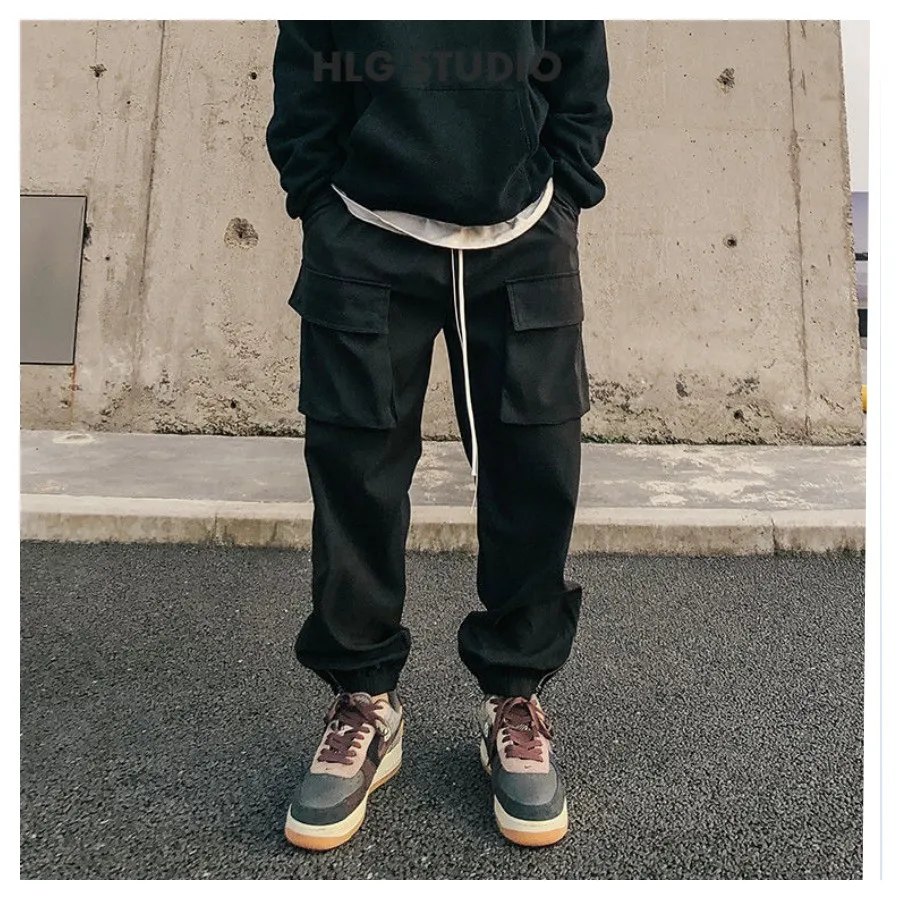 Oversize Pants Men's Harem Sweatpants Male Hip Hop Baggy Women's Cargo Trousers Man Overalls Black Y2k Streetwear Trendyol