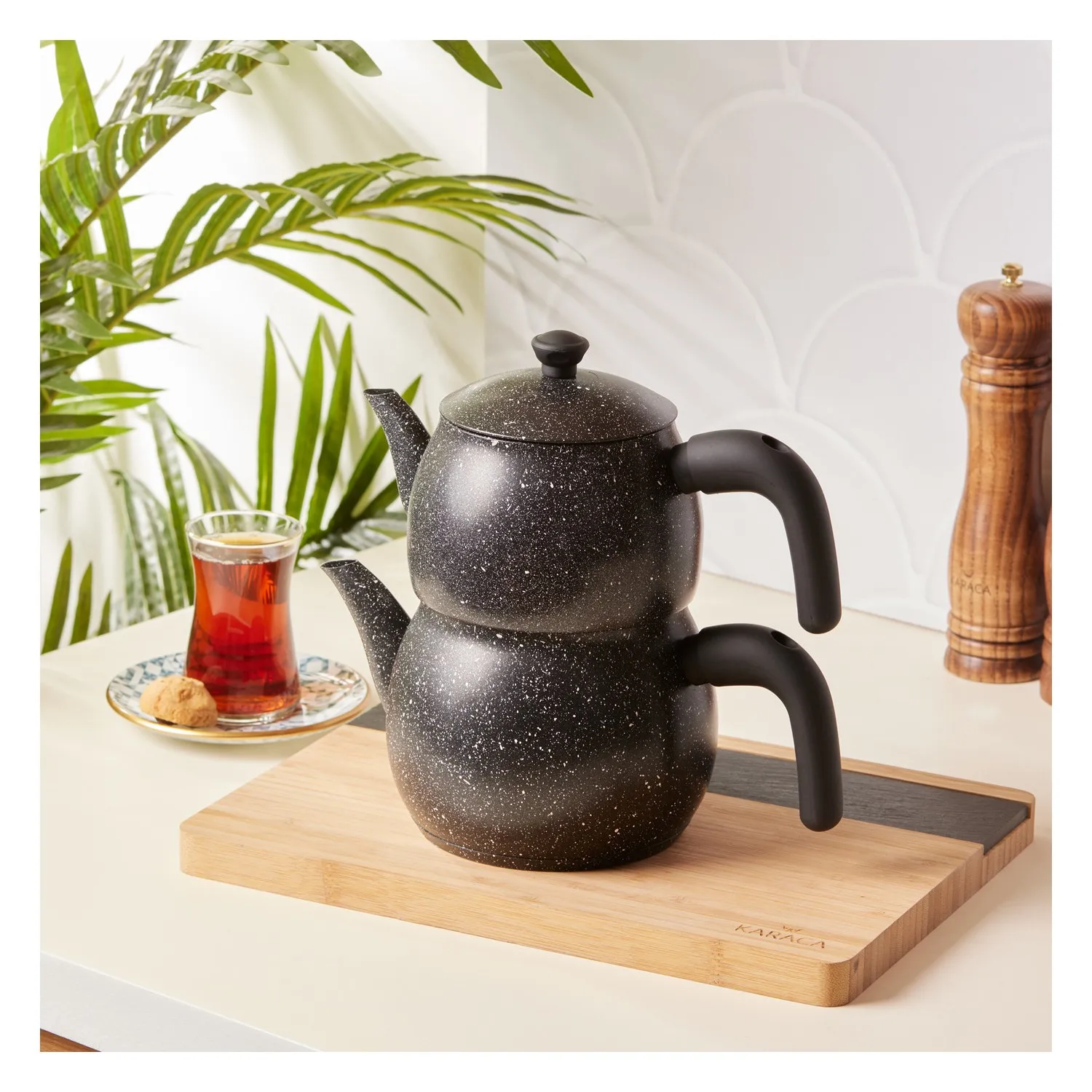 

Steel Granit Tea Pot Kettle Tetera Heat Coffee Pot Teaware Infuser Herbal Tea Theiere Cup Mug Health Kitchen Decor القهوة الشاي