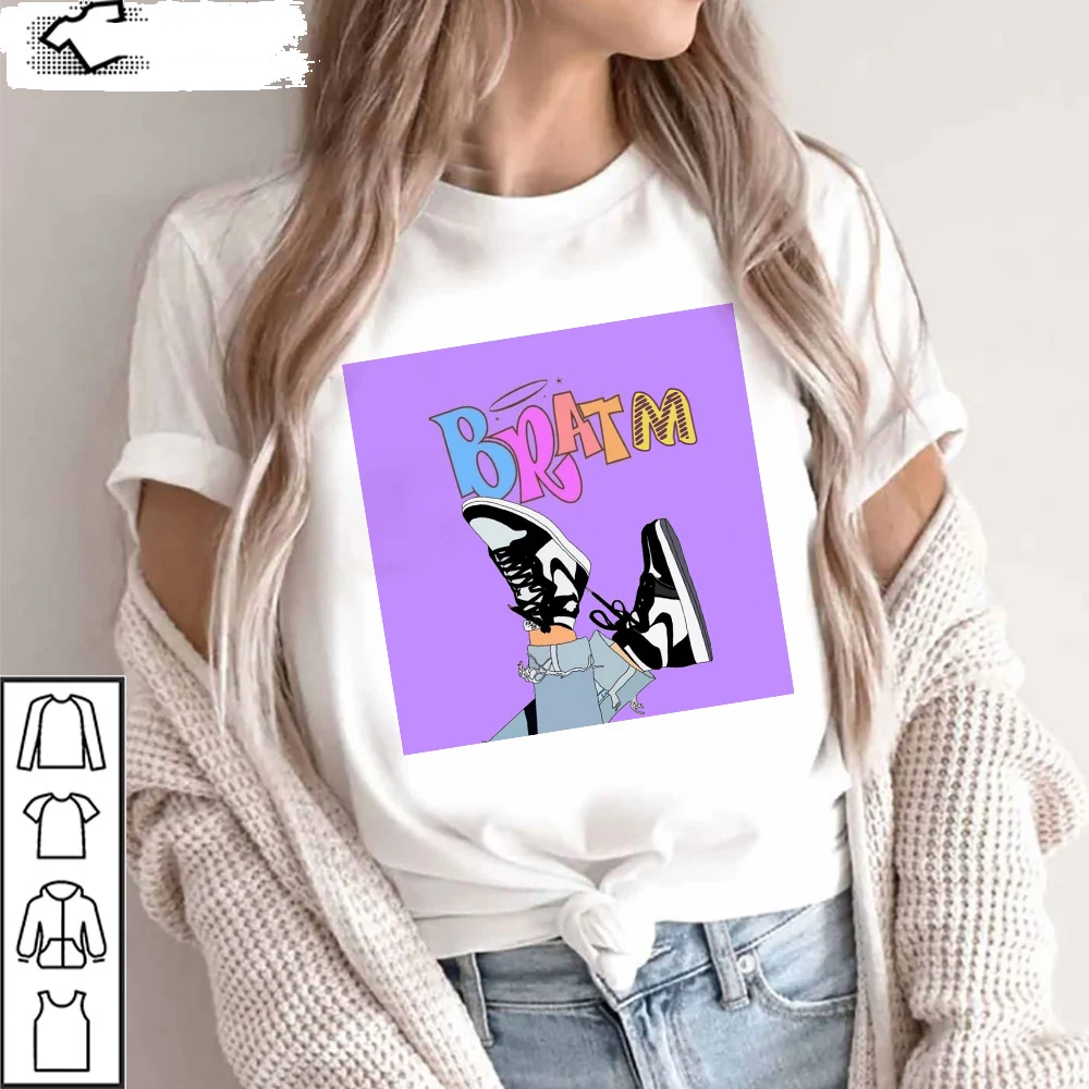 

2022 Custom Women Summer Cute Girls Print T-Shirt