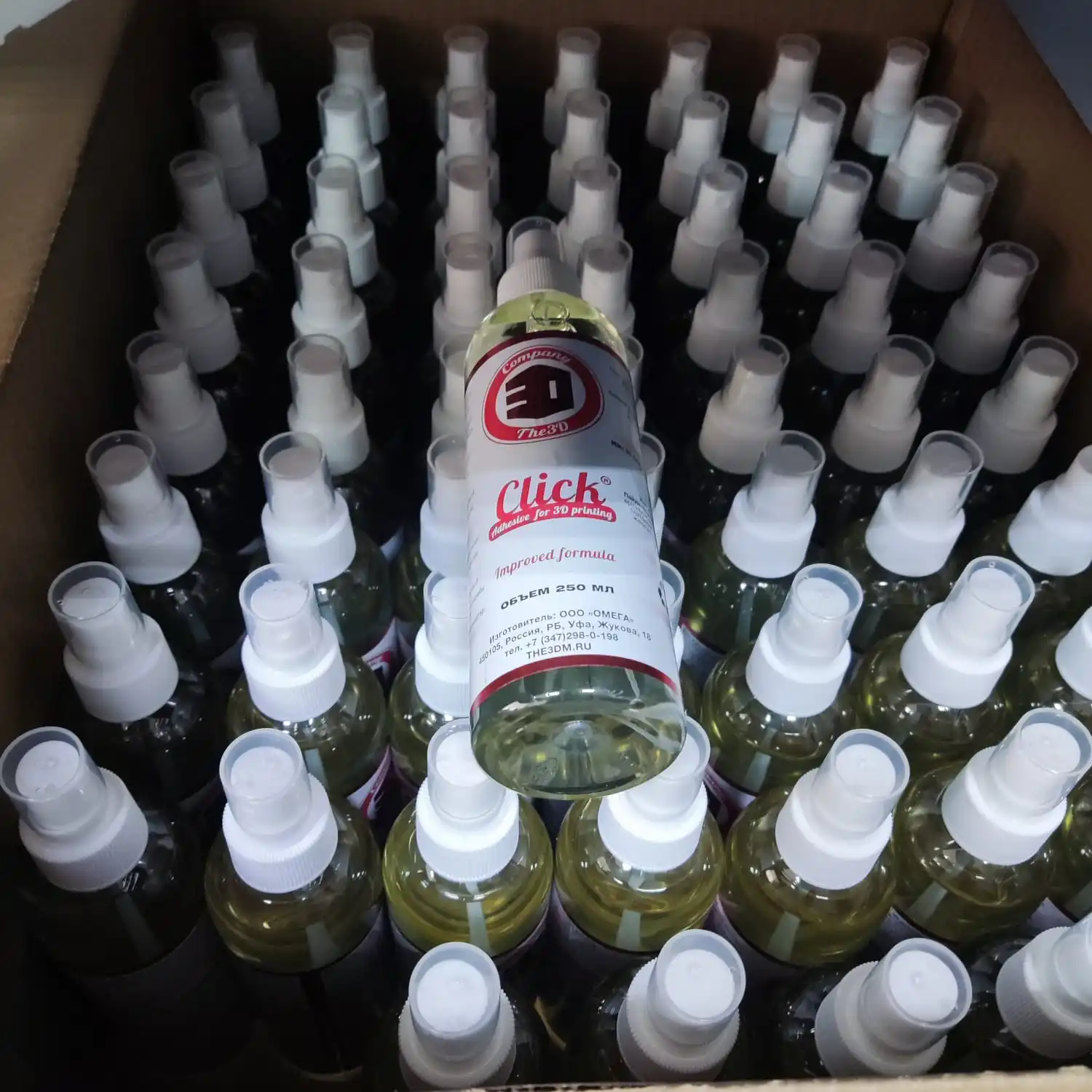 Клей для 3D-принтера 250мл PLA ABS PETG Nylon Flex Hips SBS PVA 3д