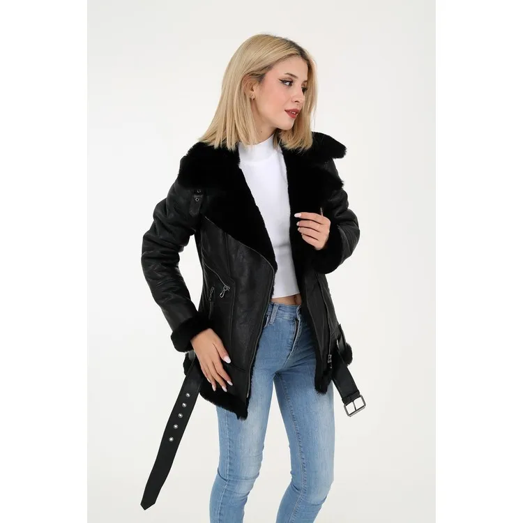 Derinss DKA0523 черное меховое