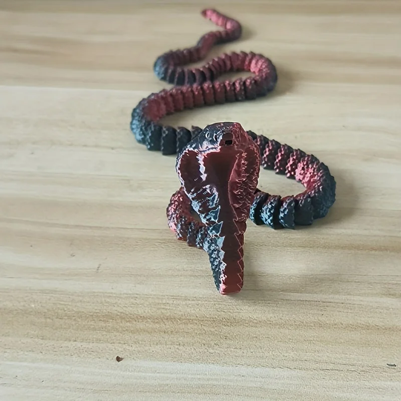 

3D-печатная фигурка кобры для дома