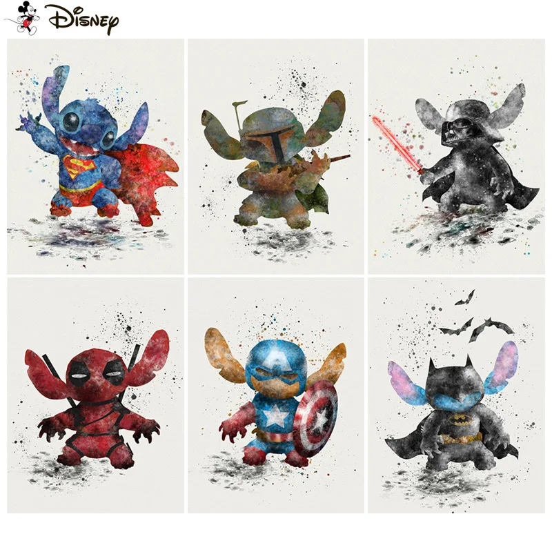 

Алмазная живопись Disney «мультяшный интерзвездир», вышивка крестиком, фото на заказ, вышивка из страз, квадратная круглая вышивка, домашний д...