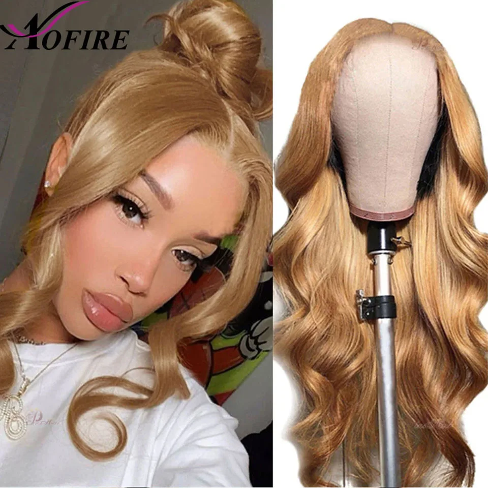 

150% Honey Blonde 13x4 Lace Front Wigs Colored Human Hair Wigs Loose Deep Wave Lace Frontal Wigs Tudo Por 1 Real E Frete Gratis