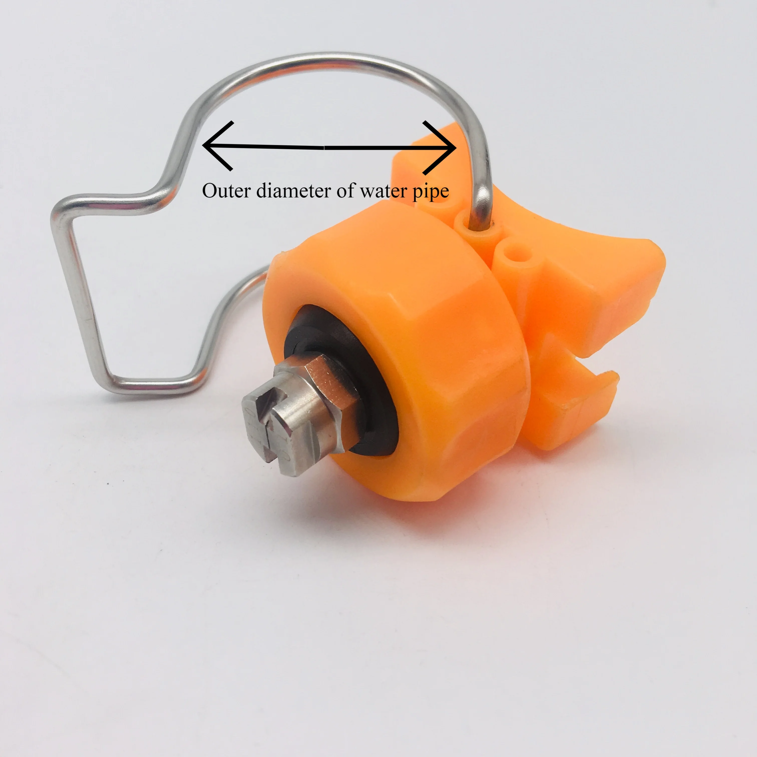 Adjustable Ball Clip Spray Nozzle With Stainless Steel Flat Fan Water Jet Nozzle